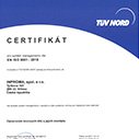 Certifikát TUV
